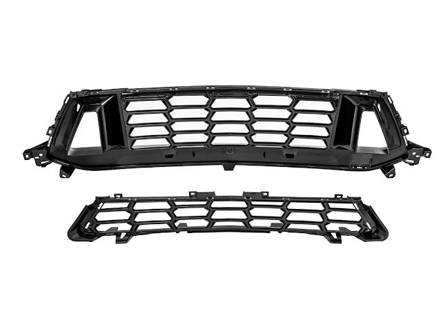 2024+ FORD MUSTANG S650 | CARBON FIBER FRONT GRILLE INSERT REPLACEMENT UPPER & LOWER